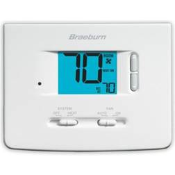 Braeburn 1025nc non-programmable digital thermostat, heat-only