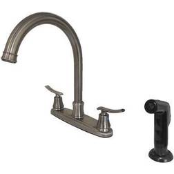 Kingston Brass Jamestown Collection FB7794JLSP Centerset Gray