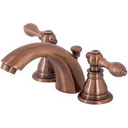 Kingston Brass KB956ACL American Classic Mini-Widespread Bathroom Fauc Brown