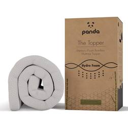 Panda Memory Bamboo Topper EU Double Skummadrass 140x200cm