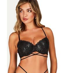 Hunkemöller Mila Padded Underwired Bra BH med bygel Caviar