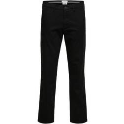 Selected Slim Fit Chinos - Black