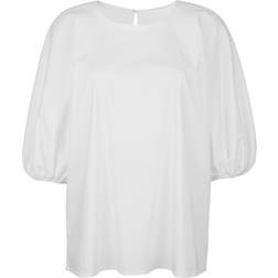 Alba Moda Oversized Blouse - White