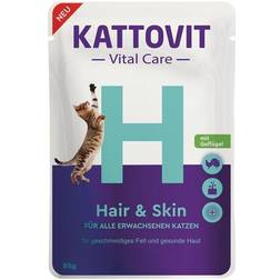 Kattovit Vital Care Hair & Skin Pouches med fjærkre 6