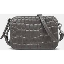 Liebeskind Kroko Luka Crossbody S - Dark Grey