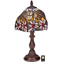 Design Toscano American Dogwood Flower Stained Table Lamp