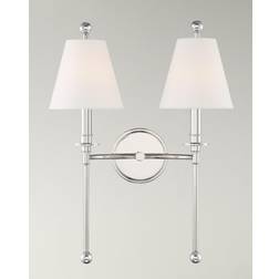 Crystorama Riverdale 14 1/2"H Wall Light