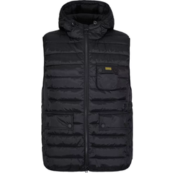 Barbour Ousten Hooded Gilet - Black