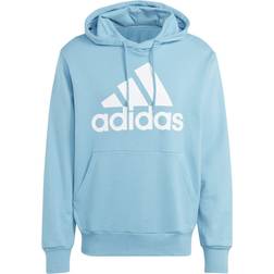 adidas Essentials French Terry Big Logo Hoodie Men - Preloved Blue