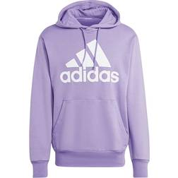 Adidas Essentials French Terry Big Logo Hoodie Men - Violet Fusion