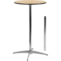 Flash Furniture Cocktail Round Black/Brown Soffbord 61cm