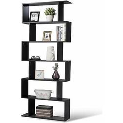 Gymax 6 Tier Style Book Shelf