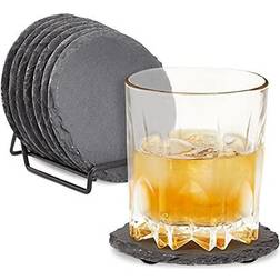 Juvale 8-pack slate stone set Coaster