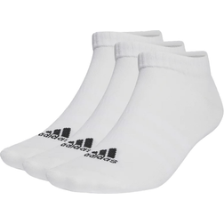 Adidas Thin and Light Sportswear Low-Cut Socks 3-pack - White/Black