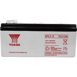 Yuasa Batterie au plomb 12 V 3.2 Ah NP3.2-12 plomb (AGM) (l x h x p) 134 x 64 x 67 mm connecteur plat 4,8 mm