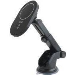 Deltaco wireless car charger, magnet, compatible with iPhone 12/13/14