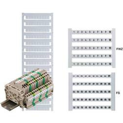 Weidmüller Terminal markører DEK 6,5 FW 101-150 0468160101 Hvid 500 stk