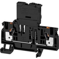 Weidmüller Sikringsklemme afs 4 2C 100-250V BK