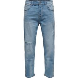 Only & Sons Onsavi Beam Crop Blue Dam Pk 0773