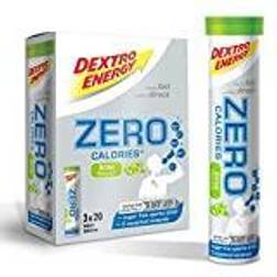 Dextro Energy Zero Calories I Recovery and Hydration Electrolyte Drink 3 Tubes 60 Tablets