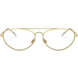 Ray-Ban Unisex Rb6454 Gold Clear Lenses 58-14