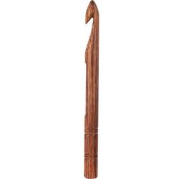 Knitpro 31253 Ginger Crochet Hook, Wood, Natural/Brown, 12 mm