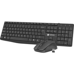 Natec SQUID Teclado Wireless 2in1 Set