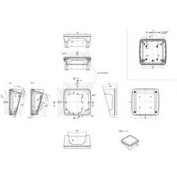 Bopla 1212 P-9016-SET Display housing