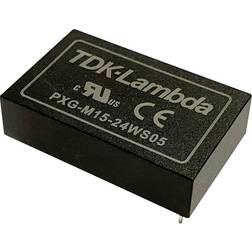 TDK PXG-M15-24WD15 DC/DC Bilomformer 24 V DC 15 V DC 0.625 A 15 W