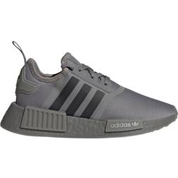 adidas Junior NMD_R1 - Grey Three/Core Black/Silver Metallic