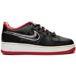 NIKE Air Force 1 Premium Houston GS - Black/University Red/Tour Yellow/Multi-Color