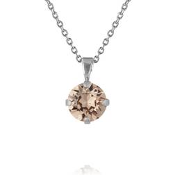 Caroline Svedbom Classic Petite halsband greige rhodium