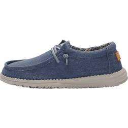 Hey Dude Wally Youth Schuhe für Jungen Farbe Blue Freizeitschuhe im Mokassin-Stil Größe