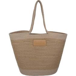 Lovelies Flamencos Beach Bag Large - Latte