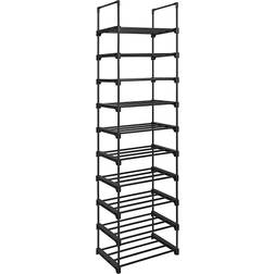 Songmics LSA25BK Black Shoe Rack 45x174cm