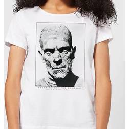 Universal Monsters Universal Monsters The Mummy Portrait Women's T-Shirt White White