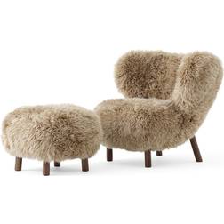 &Tradition Little Petra VB1 Et Pouf Fauteuil