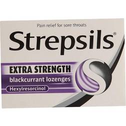 Strepsils Extra Strength Blackcurrant Lozenges 24