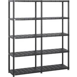 vidaXL 5-Tier Storage Shelf 142 x 38 x 170 cm Shelving System