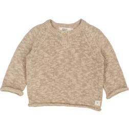 Wheat Organic Kaj striktrøje Beige mdr/86