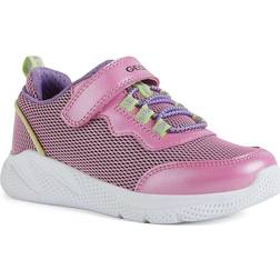 Geox Sneakers Low SPRINTYE fuchsia/gelb Mädchen Kinder