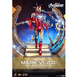 The Avengers Iron Man Mark VI 2.0 Suit-Up Gantry Marvel Sixth Scale Figure Set