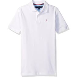 Tommy Hilfiger Boys Short Sleeve Ivy Polo Shirt - White