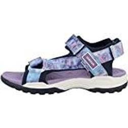 Geox Borealis Girl Sandal, Navy/Violet