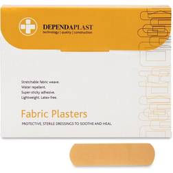 Reliance Medical Dependaplast Fabric Plasters 7.5cm 2.5cm Pack of 100