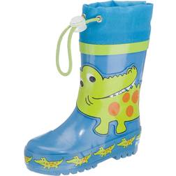 Playshoes Botas de Goma Crocodile - Bleu