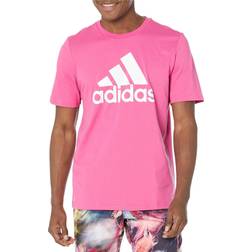 Adidas Essentials Single Jersey Big Logo T-shirt - Semi Lucid Fuchsia