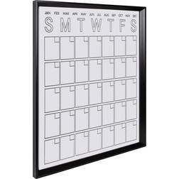 Kate and Laurel Modern Acrylic Dry Whiteboard Calendar