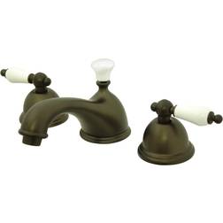Kingston Brass KS3965PL 8 in Widespread Bathroom Faucet Bronze