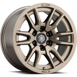 ICON Icon Alloys Vector 6 Wheel, 17x8.5 with 6 on 135 Bolt Pattern